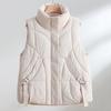 European down cotton clothes, vest women's loose thickened short, with autumn and winter new Korean foreign style vest vest vest vest
