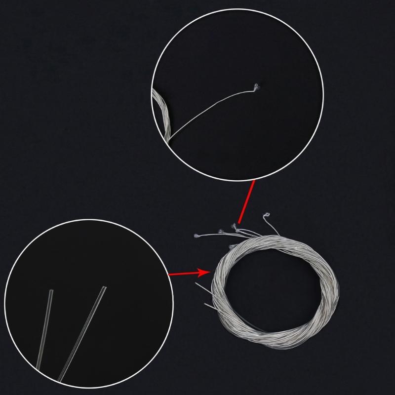 Arabic Oud String Musical Instrument Part Nylon Silver-Plated Alloy Wound String