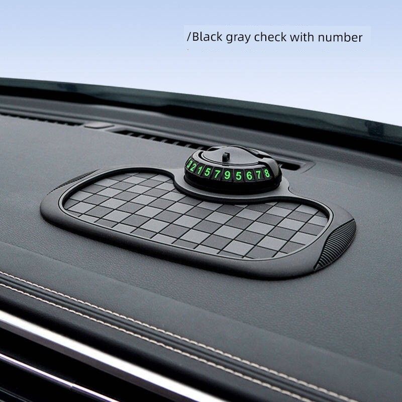 Return Four-in-One on-Board Bracket Car Navigation Mobile Phone Holder Multi-Functional Non-Slip Mat Parking Number Plate