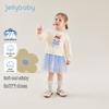 JELLYBABY Toddler Girls' Sweet Mesh Hem Sweatshirt Princess Dress