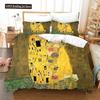 Oil Painting Van Gogh Star Sky Bedding Set Queen King Size Bedroom Decor Quilt Cover Pillowcase 2/3 Pcs Bed Linen Home Textile