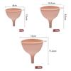 Silicone Oil Funnel Three-piece Multifunctional Funnel Set Filter Oil Pot Kitchen Household Pour Oil Filter Funnel