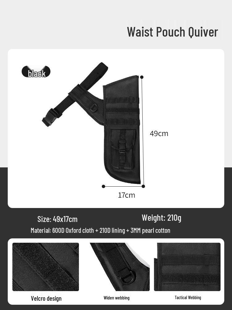Portable Outdoor Tactical Arrow Quiver Bag for Archery