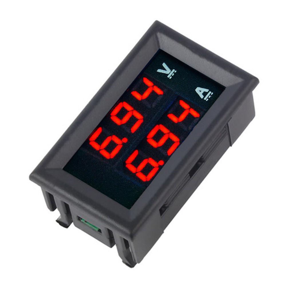0.28/" LED Digital Voltmeter Ammeter DC100V 10A Panel Voltage Meter Test S2P4