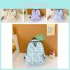 Cool Modern Nylon School Bag For Kids With Fun Cartoon Print And Air Cushion Straps
