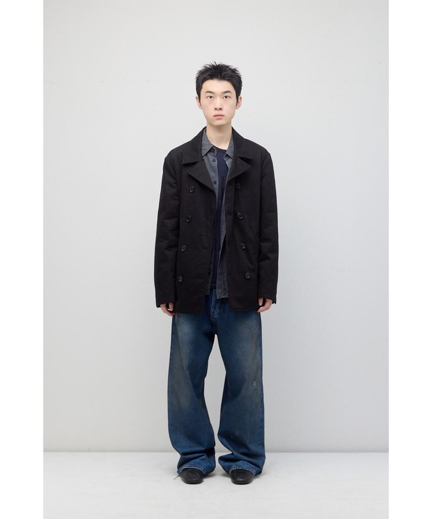 HATCHINGROOM Pea Coat Black