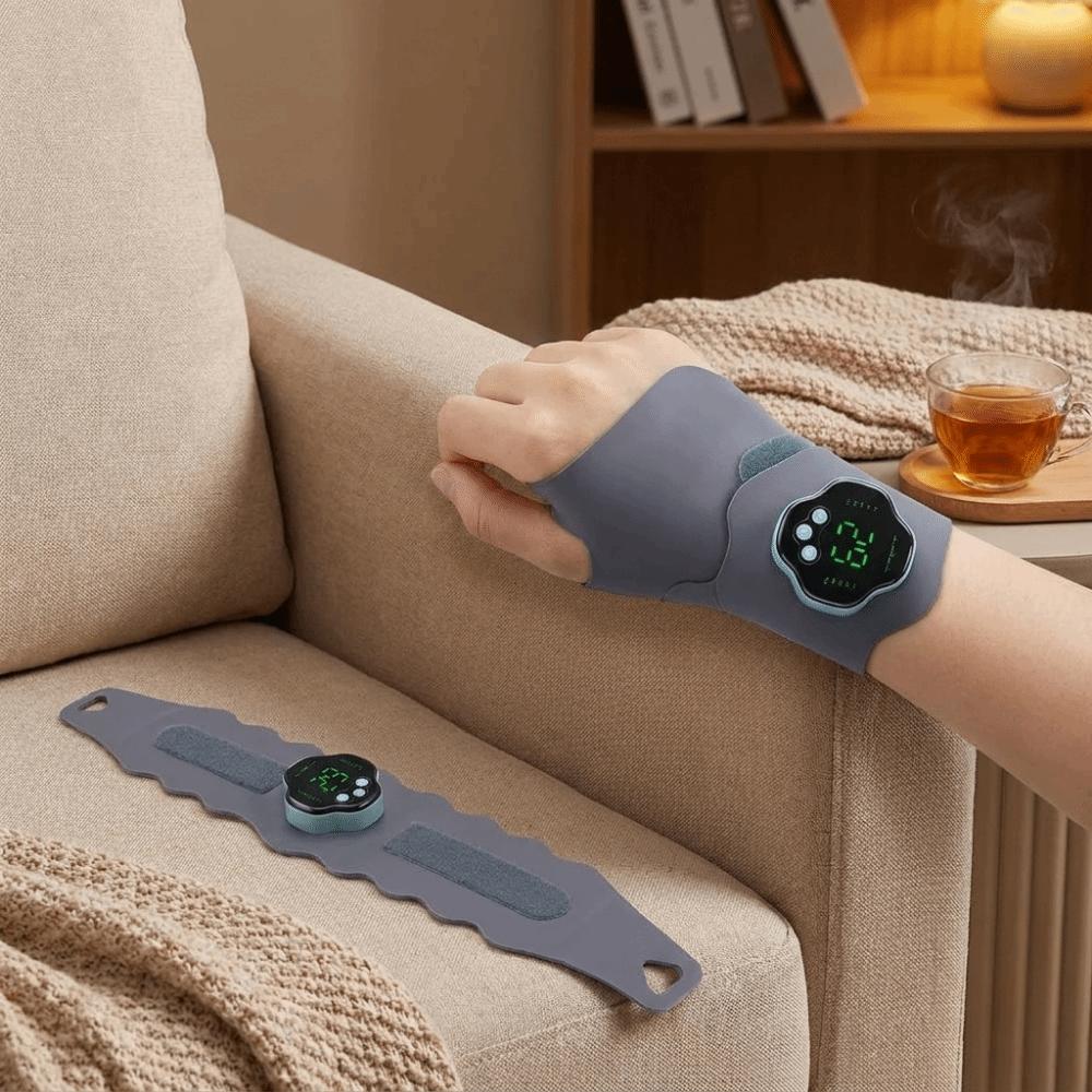 Cordless Hand Massage Protector Vibration Wrist Support Brace EMS Wrist Massager Carpal Tunnel