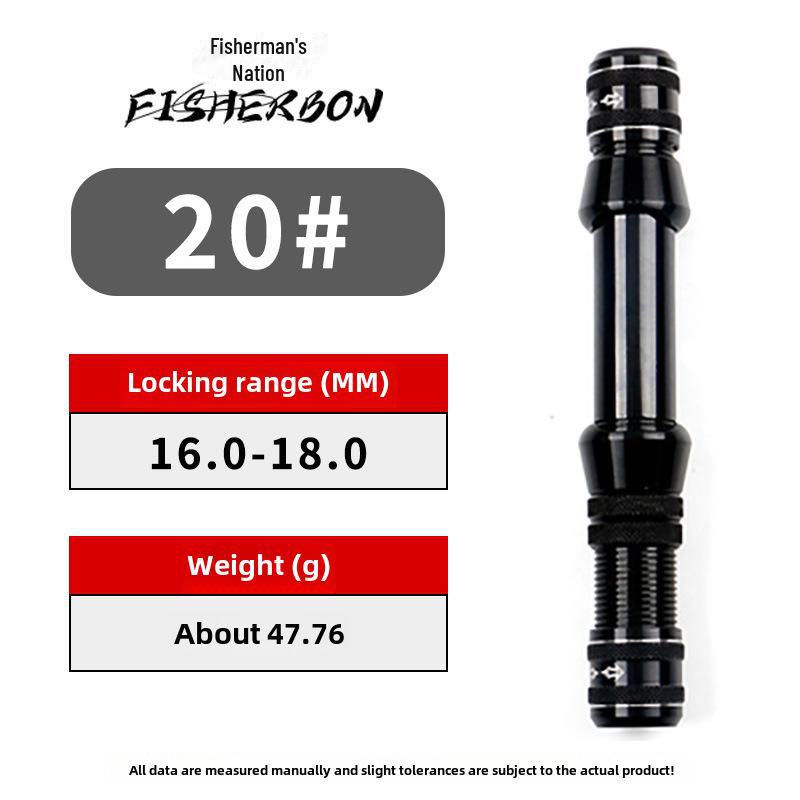 Retractable All-Metal Fishing Rod Seat with Self-Locking Mechanism