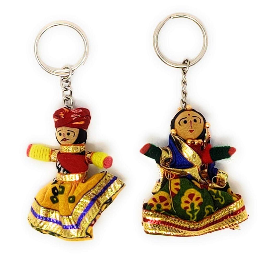 Handmade Multi-Colour Keychain