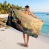 Large Beach TowelGorillaz Soft Absorbent Towel Beach Bath Home Use