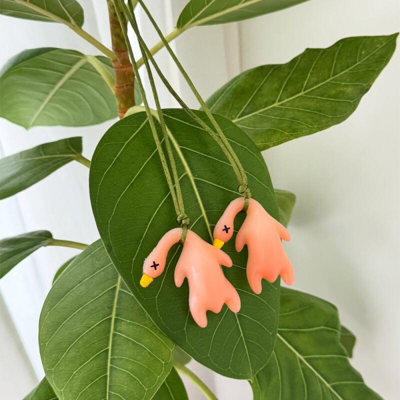 Утка по-пекински УФ-изменение цвета Брелок-утка УТКА Брелок-утка