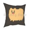 Pomeranian Pillow Case Printed Home Soft Throw Pillow Pomeranian Fashion New York Pattern London Paris France Band