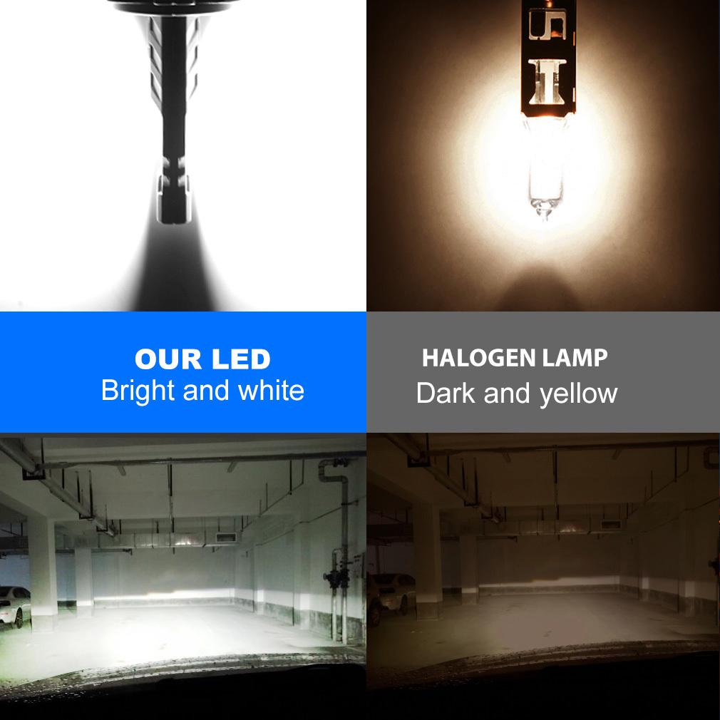 2 Stück H4 LED Scheinwerfer Canbus 25000LM H7 LED Glühbirnen H11 H8 9005 HB3 9006 HB4 H27 880 Auto Kupferrohr Scheinwerfer Auto Lüfterlos Nebelscheinwerfer 6000K 12V