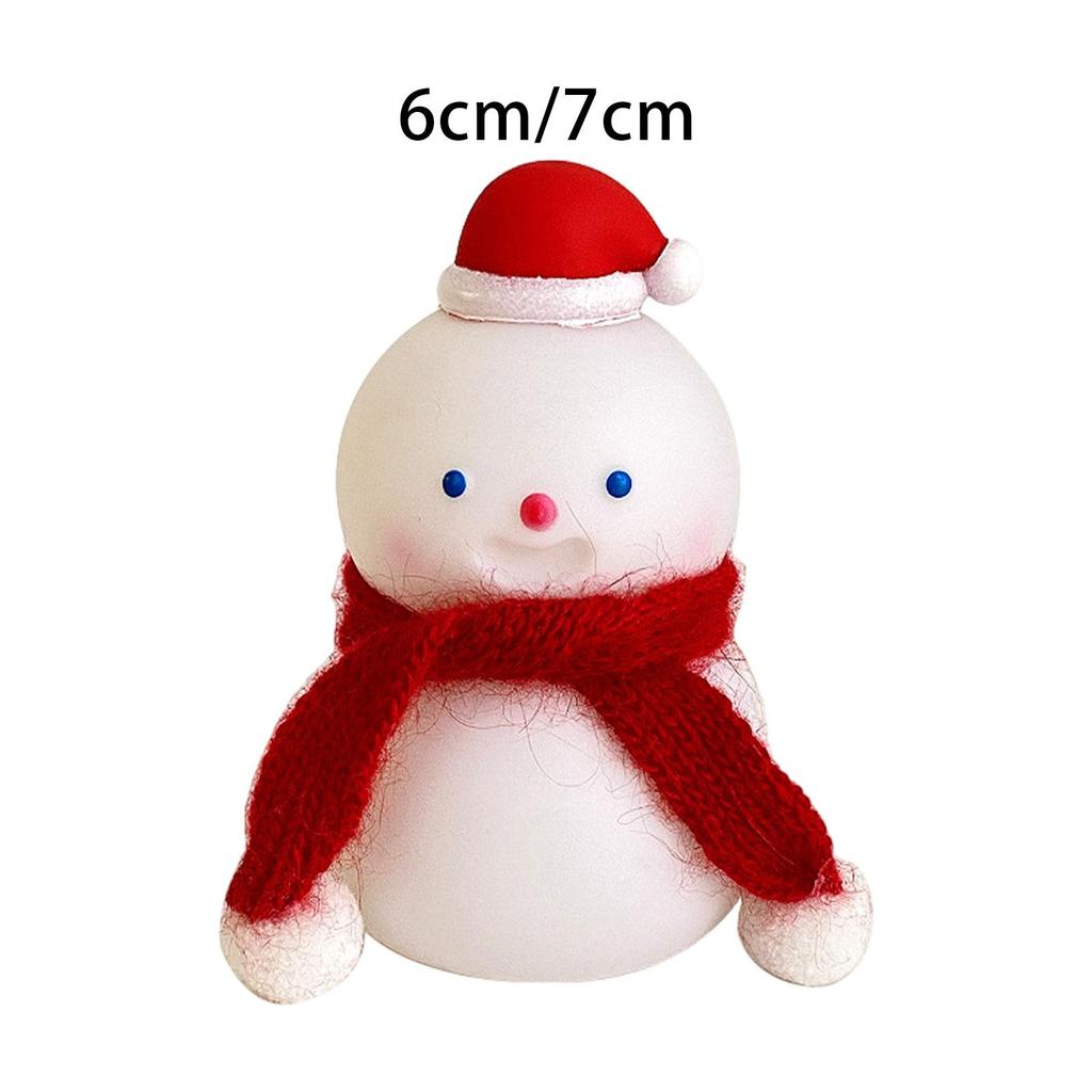 Christmas Snowman Night Light Winter Xmas Decor Holiday Decoration Xmas Night Light for Living Room Office Tabletop Party Decor