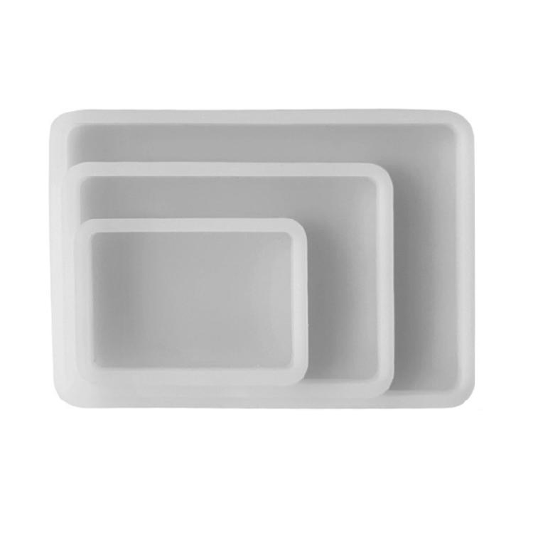 3pcs Epoxy Resin Molds Geometry Tray Coaster Silicone Mold DIY Crafts Tool