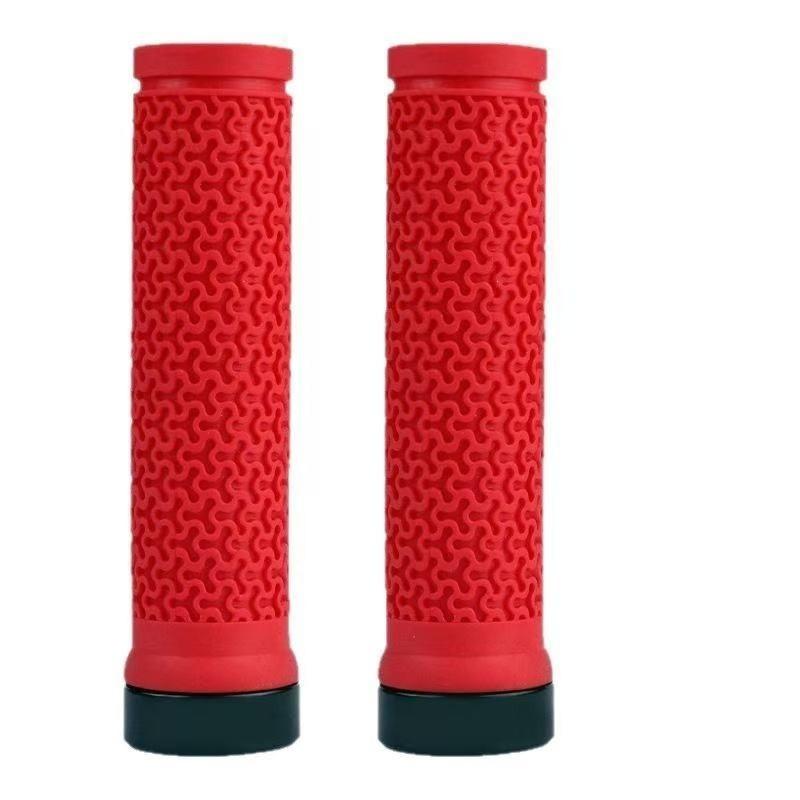 Bicycle Rubber Handlebar Grip With Antislip Silicone Sleeve For Mountain Bike Riding Accessories