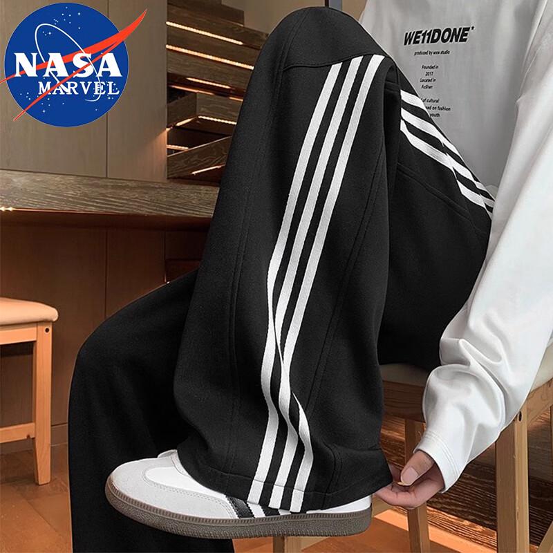 

NASA MARVEL Men s Three-Stripe Straight Leg Sweatpants 3XL