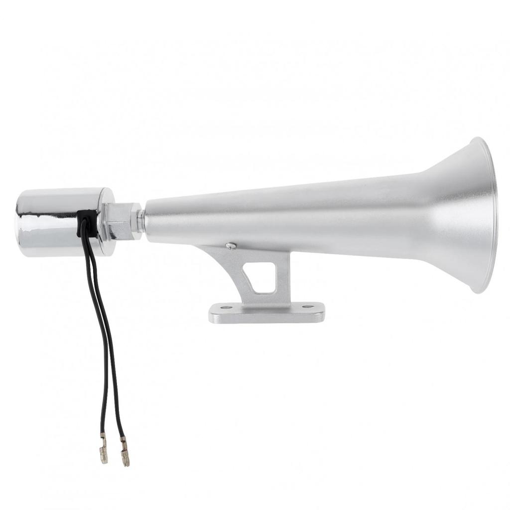 180dB Super Loud Zinc Alloy 12 / 24V Single Tube Air Horn for Trucks Buses Boat Trains Etc, Wear-resistant Whistle Horn