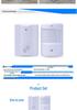 Upgraded Infrared Wireless Doorbell and Smart Sensor Driveway Alarm
