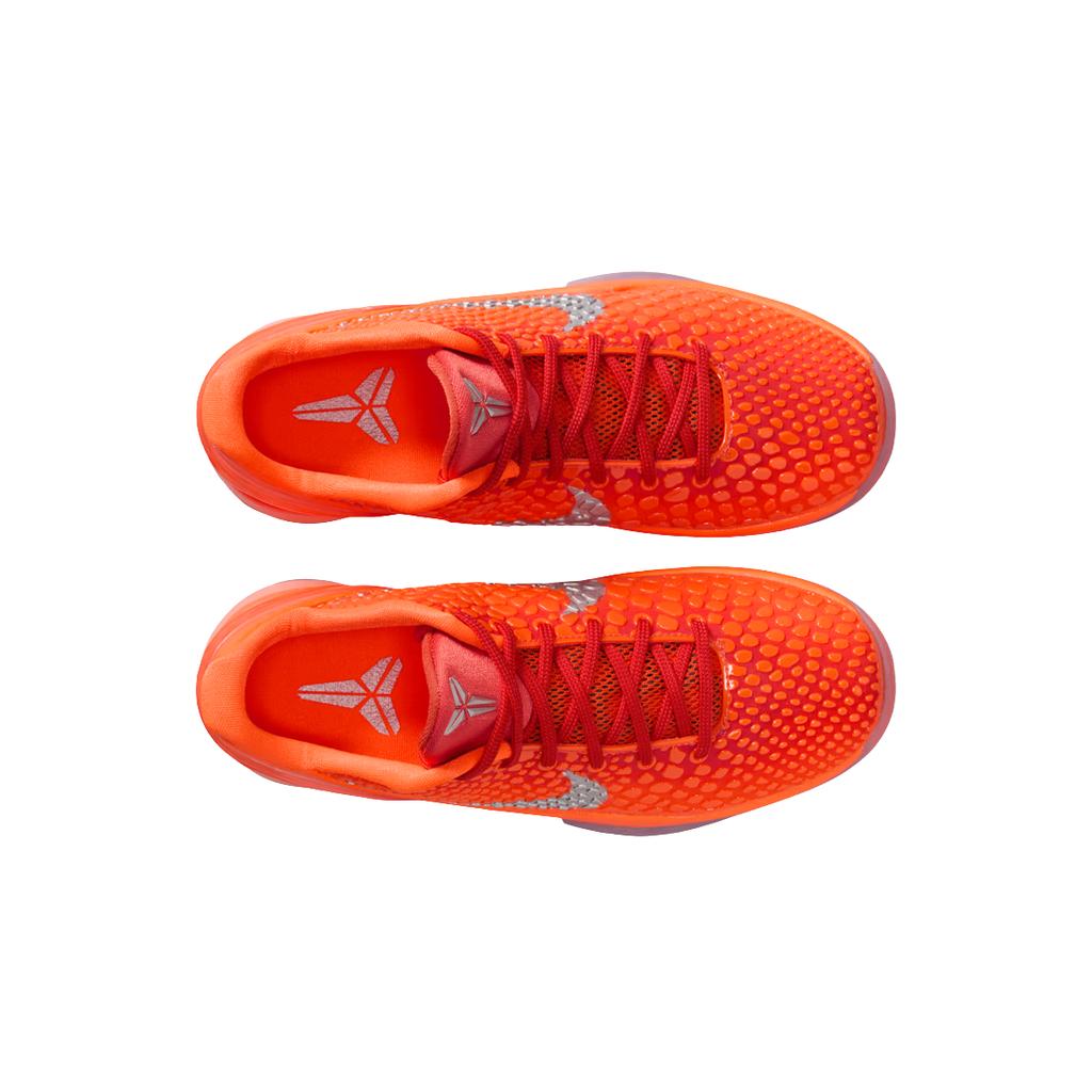 Nike Zoom Kobe 6 GS Total Orange Dětské tenisky Metalicko-stříbrná Kosmická hlína FV9676-800