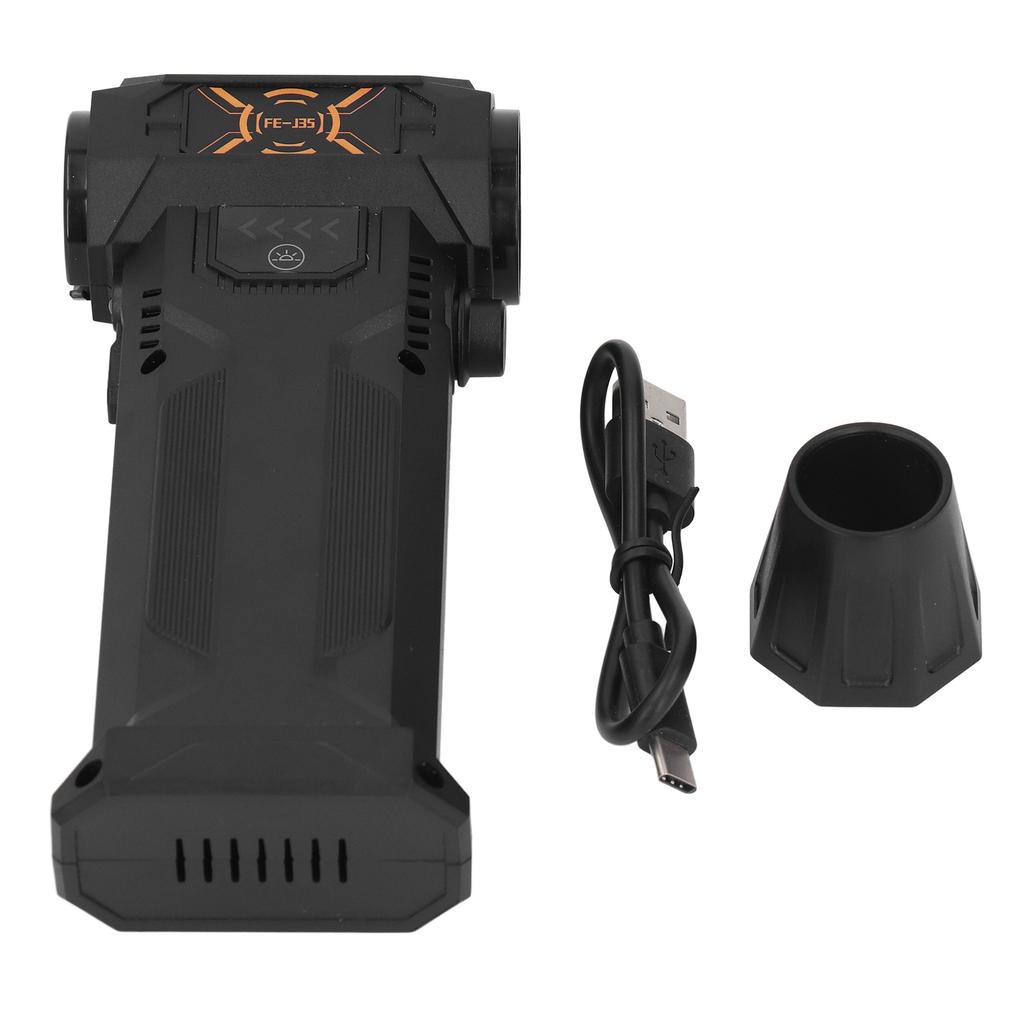 Electric Duster 130000RPM Powerful Turbofan USB Rechargeable Cordless Jet Dry Blower with Nozzle for Home Car Keyboard
