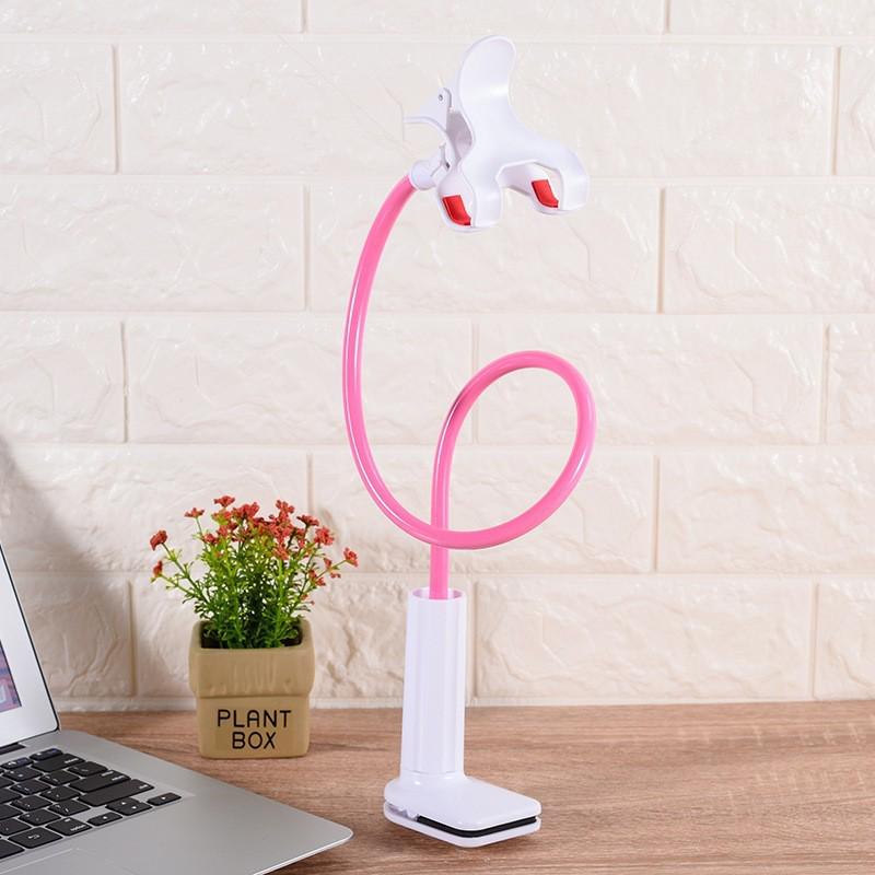 Spiral Lazy Person Phone Holder for Bedside or Desktop Use
