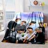K-pop music group Blanket Flannel Blanket for bed, sofa, Camping, Hiking, Picnic Essentials, gift for family Fan gifts