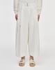 Songjio Homme Belted Crop Wide Pants White Si2Pt207Wh