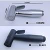 Household Bidet Sprayer Set Matt Black Gold Toilet Partner Brass Cold Valve Metal Grey Gloss Chrome Stainless Steel Sprayer