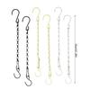 10 Stück wetterfeste eiserne Hängekette für Vogelfutterhäuschen Blumentöpfe Metallkette inklusive S-Haken Clips
