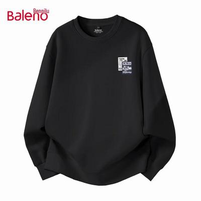 Baleno Men's American Retro Mountain Series Crew Neck Sweatshirt