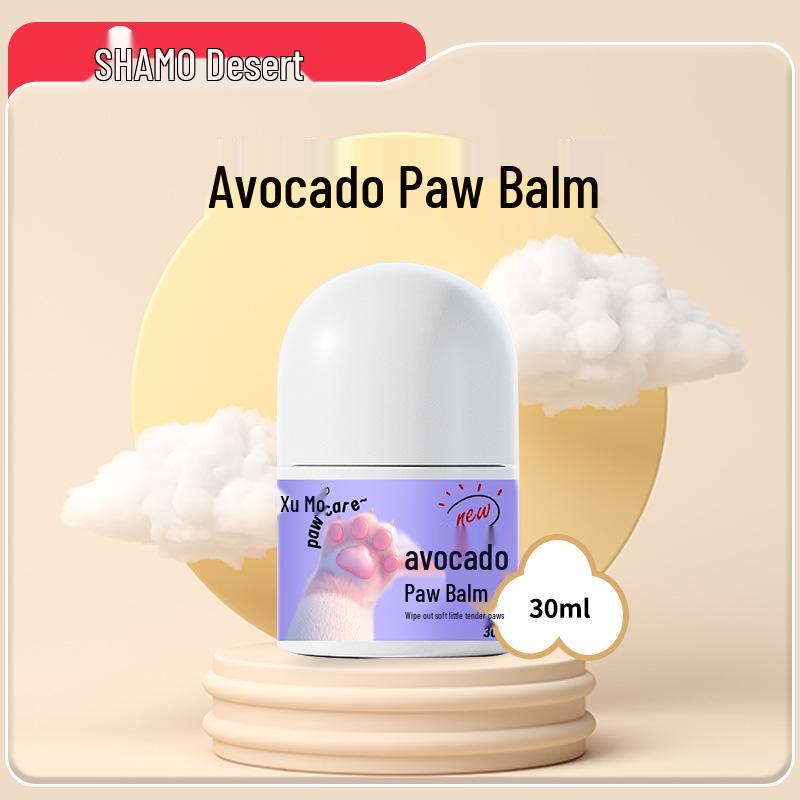 

Pet Paw Balm: Moisturizing & Cleaning Cream for Dry, Cracked Cat and Dog Paws