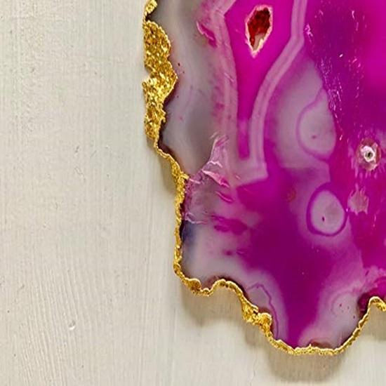 Natural Agate Tea Coaster for Tableware Set of 4 Coasters