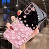 Pink Cherry Blossoms Exquisite Luxury High-end PhoneCase Glass PhoneCase for Samsung Galaxy S26 S25 S24 S23 S22 FE Ultra Plus
