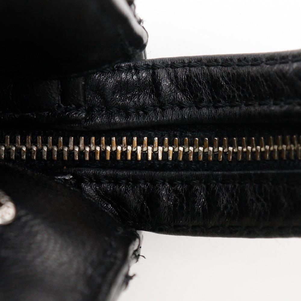 Chanel Torebka tote na łańcuszku Torebka Tote Matelasse czarna skóra Caviar Kobiety Używana