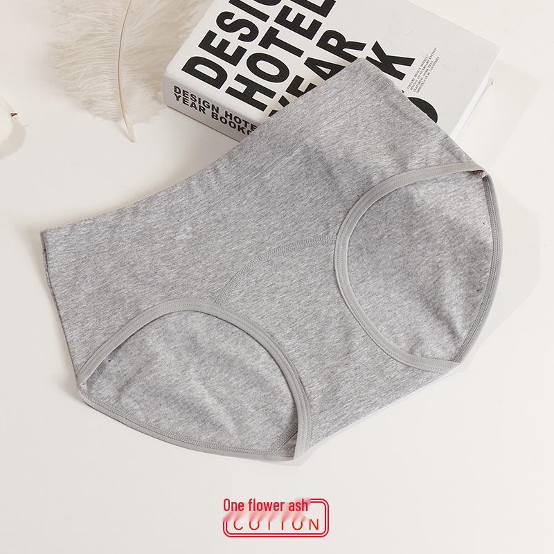 Plus Size Women's Cotton Mid-Rise Hip-Lifting Breathable Triangle Panties