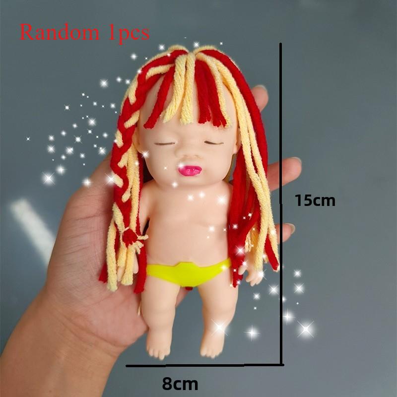 Stress Relieving Tool Sand Doll Stress Relieving Toy Deformation Release Doll Face Pinching Doll Pinching Music Slow Rebound
