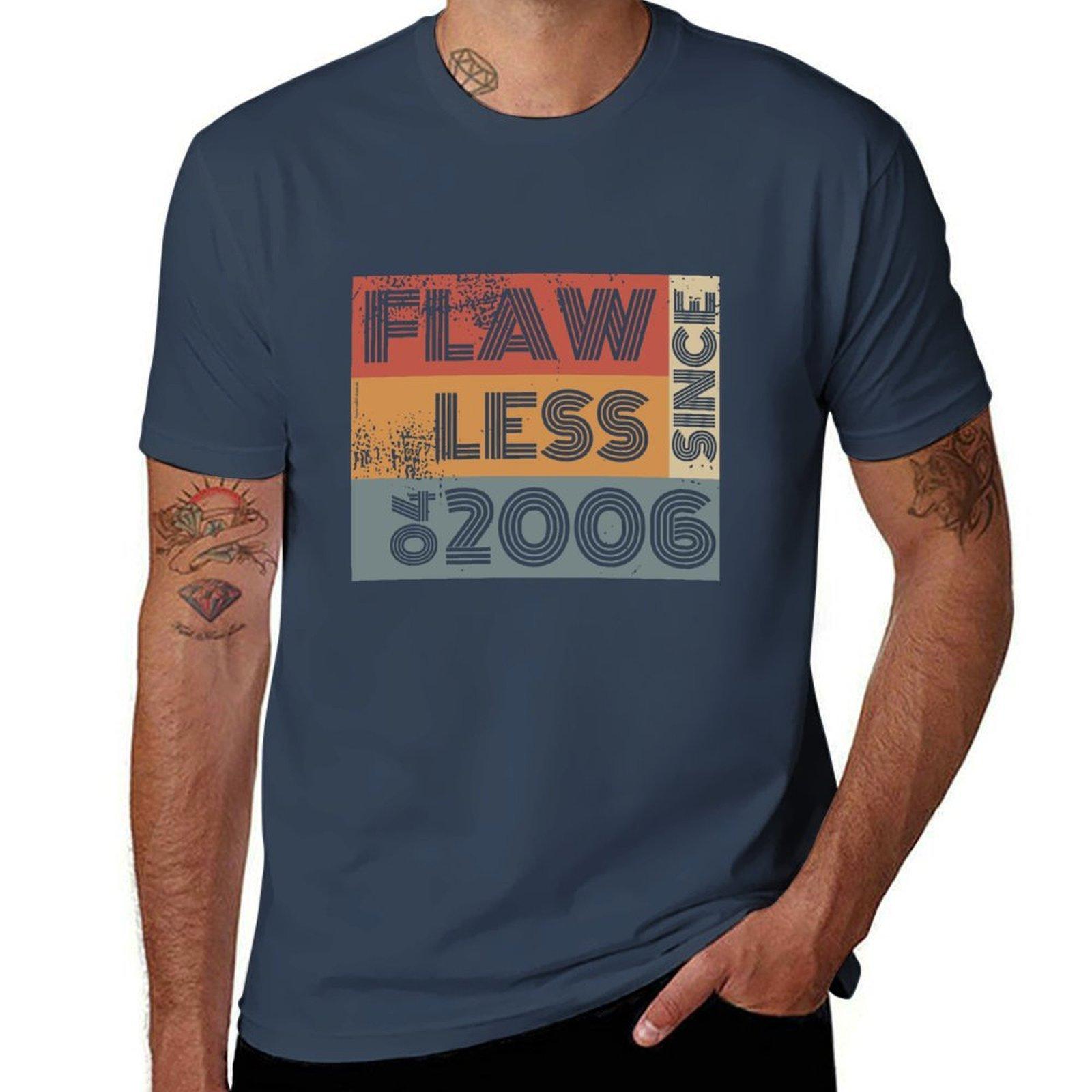 18th Birthday Flawless Since 042006 Tshirt Work Outdoor Tshirt For Unisex S