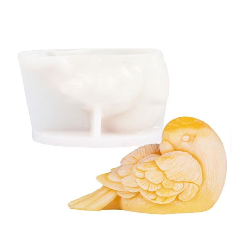 

High Temperatures Resistant Silicone Chocolate Mould Realistic Parrot Mousse Cake Mold Dessert Baking Accessories