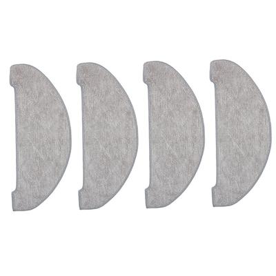 4 Pack Mop Cloth Replacement for Vexilar W9 Robot Vacuum Cleaner Microfiber Pads for Consistent and Hygienic Floor Cleaning
