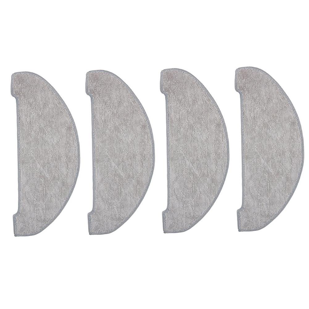 4 Pack Mop Cloth Replacement for Vexilar W9 Robot Vacuum Cleaner Microfiber Pads for Consistent and Hygienic Floor Cleaning