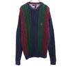 90s Old Flag Tag Long Sleeve Sweater XL Green System Knit Men's Used