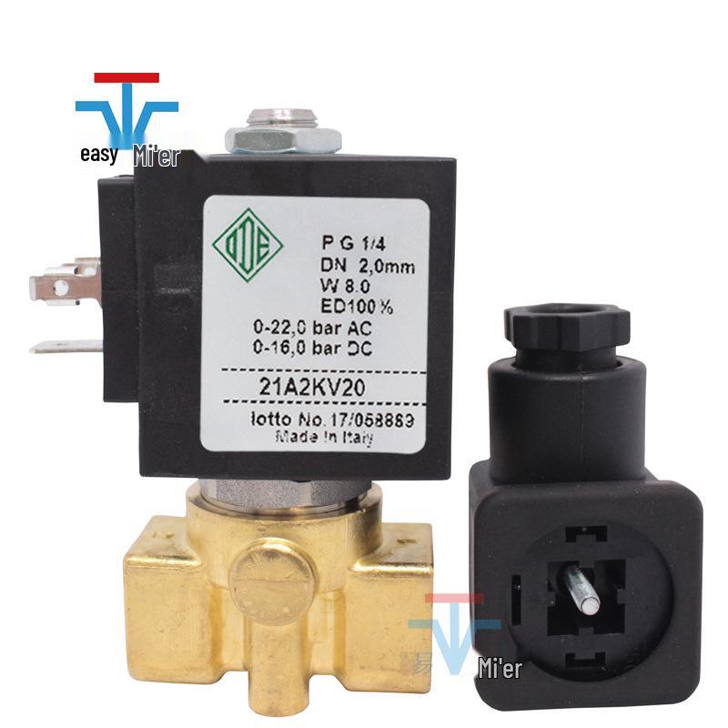 Miniature Brass Threaded Solenoid Valve 21a2kv20 110V