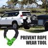 Synthetic Soft Shackle 56000 Lbs Breaking Strength 22" Length Shackle Rope Heavy Duty Tow Shackle for Off-Road Truck SUV