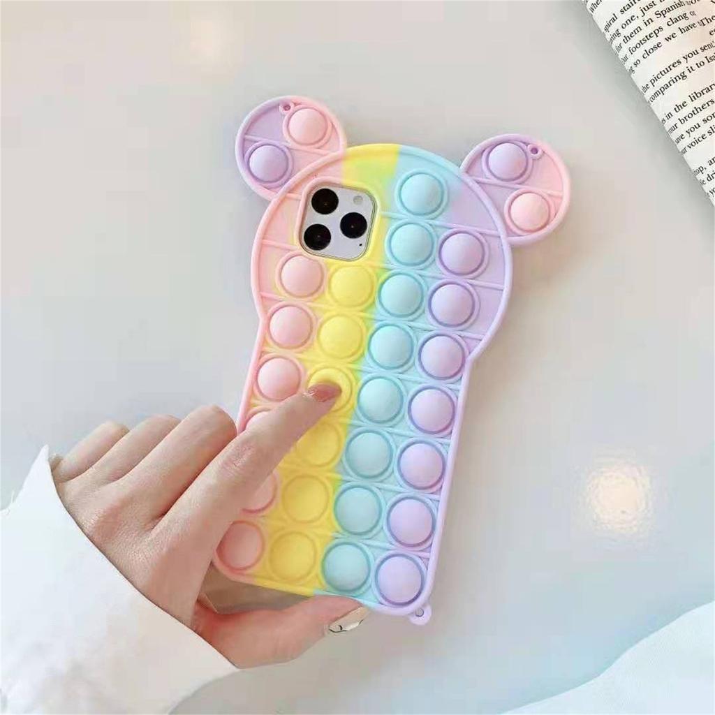  Reliver Stress Toys  Phone Case For  11 Series Push Bubble