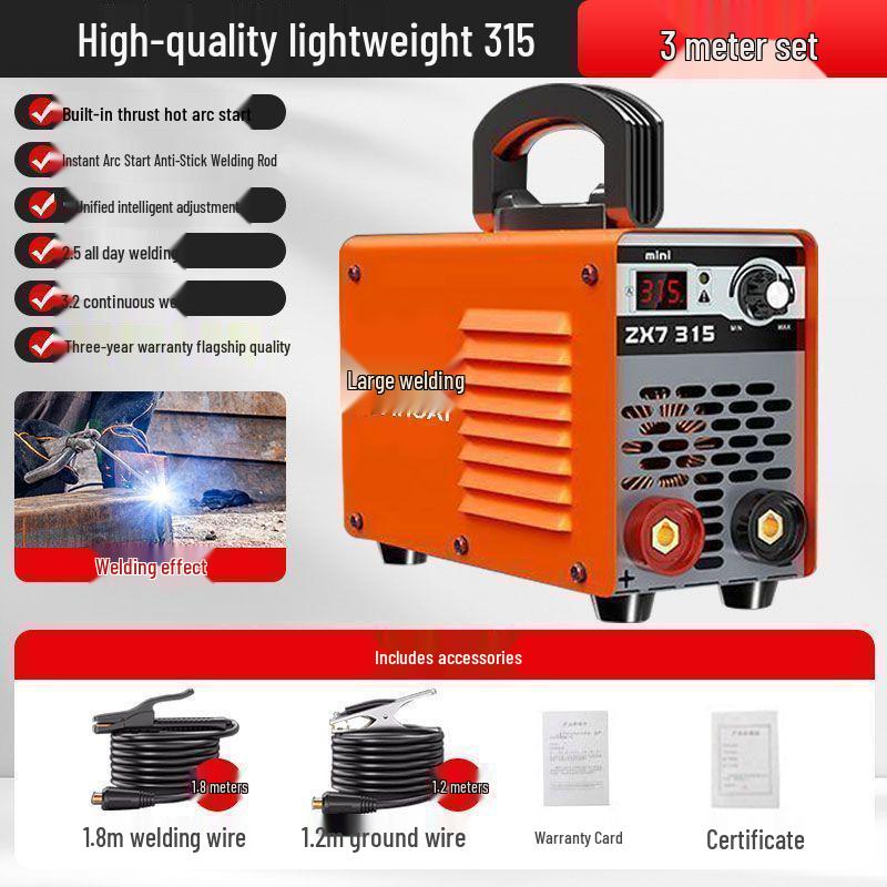 New 315 Model Portable Welding Machine: 220V Micro DC, Industrial & Household Dual-Use, Ultra-Small for Construction.