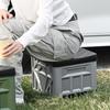 Tragbarer faltbarer Toilettensitz für Reisen, Camping, Auto, Notfälle und Selbstfahrer mit Desinfektionsmittel