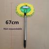 Three-Section Extendable Rotating Car Wash Mop Brush Head Detachable for Auto Detailing Household Glass Cleaning