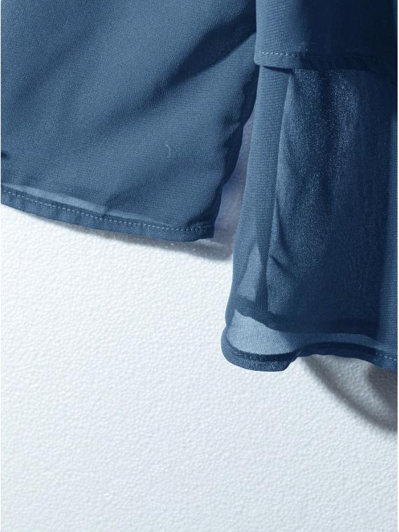 Available 2025: Versatile Summer Elegant Long Sleeve Chiffon Shirt