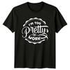 I'm Too Pretty To Work Sarcastic Funny Quote Graphic T-Shirt